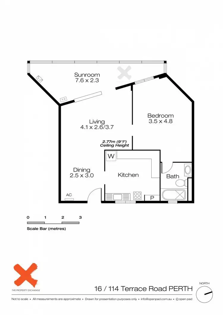Floorplan of Homely apartment listing, 16/114 Terrace Road, Perth WA 6000