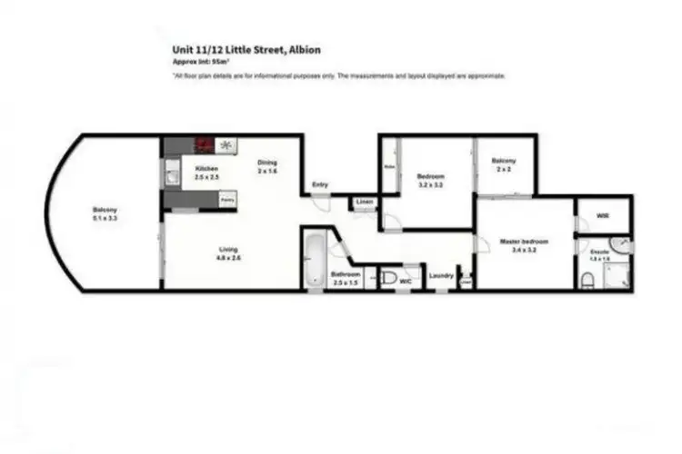 Floorplan of Homely unit listing, 11/12 Little street, Albion QLD 4010