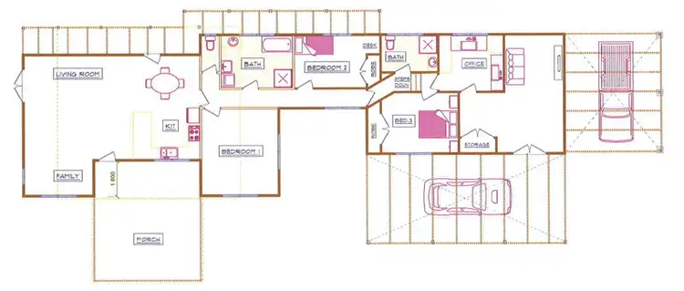 Floorplan of Homely rural property listing, 1191 Buckland Valley Road, Buckland VIC 3740