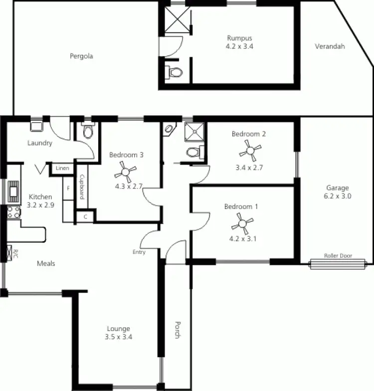 Floorplan of Homely house listing, 54 Cookes Rd, Windsor Gardens SA 5087