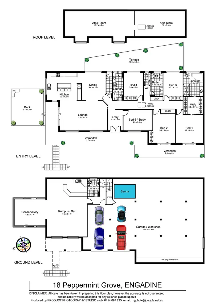 Floorplan of Homely house listing, 18 Peppermint Grove, Engadine NSW 2233