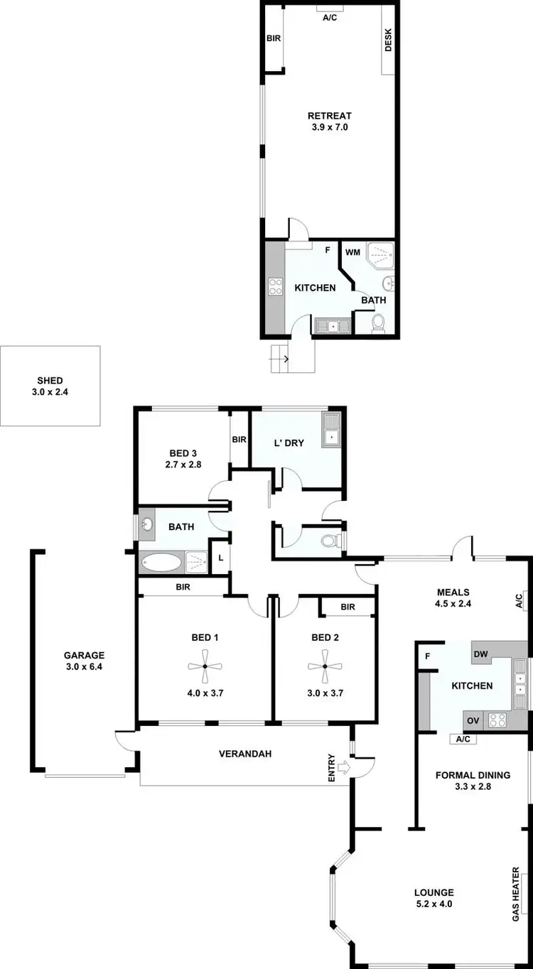Floorplan of Homely house listing, 9 Crescent Avenue, Panorama SA 5041