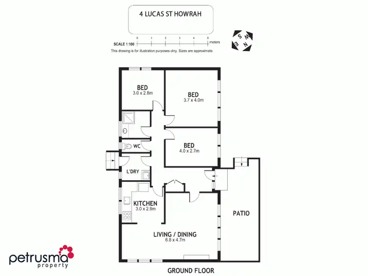Floorplan of Homely house listing, 4 Lucas Street, Howrah TAS 7018