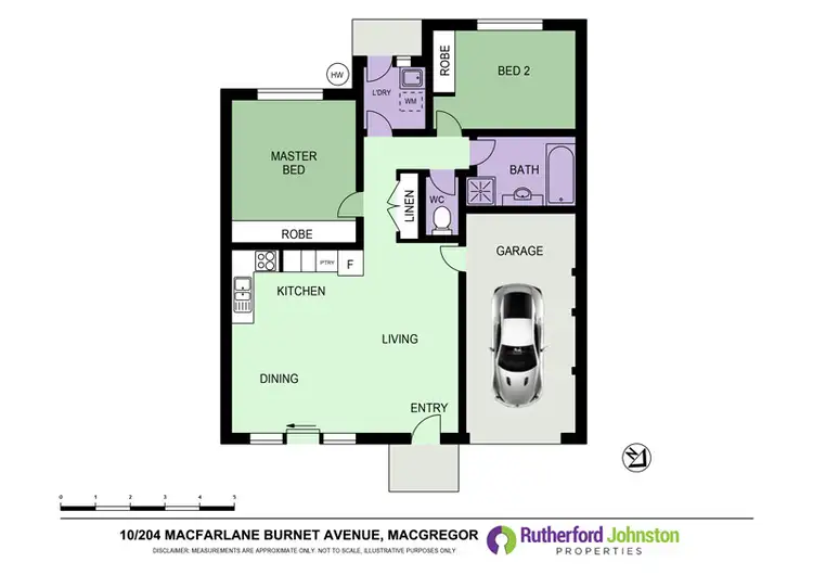 Floorplan of Homely townhouse listing, 10/204 MacFarlane Burnett Ave, Macgregor ACT 2615