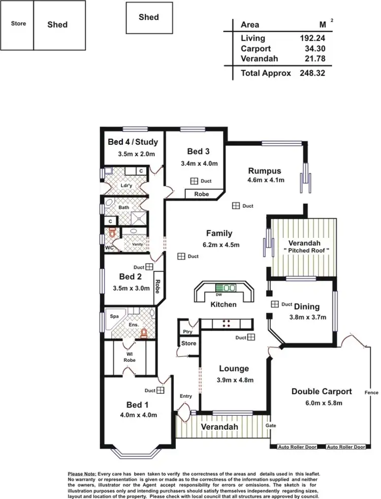 Floorplan of Homely house listing, Address available on request
