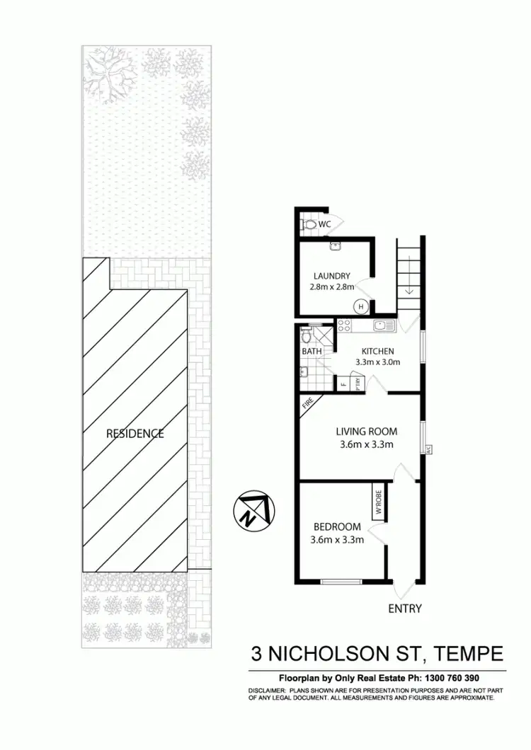 Floorplan of Homely house listing, 3 Nicholson Street, Tempe NSW 2044