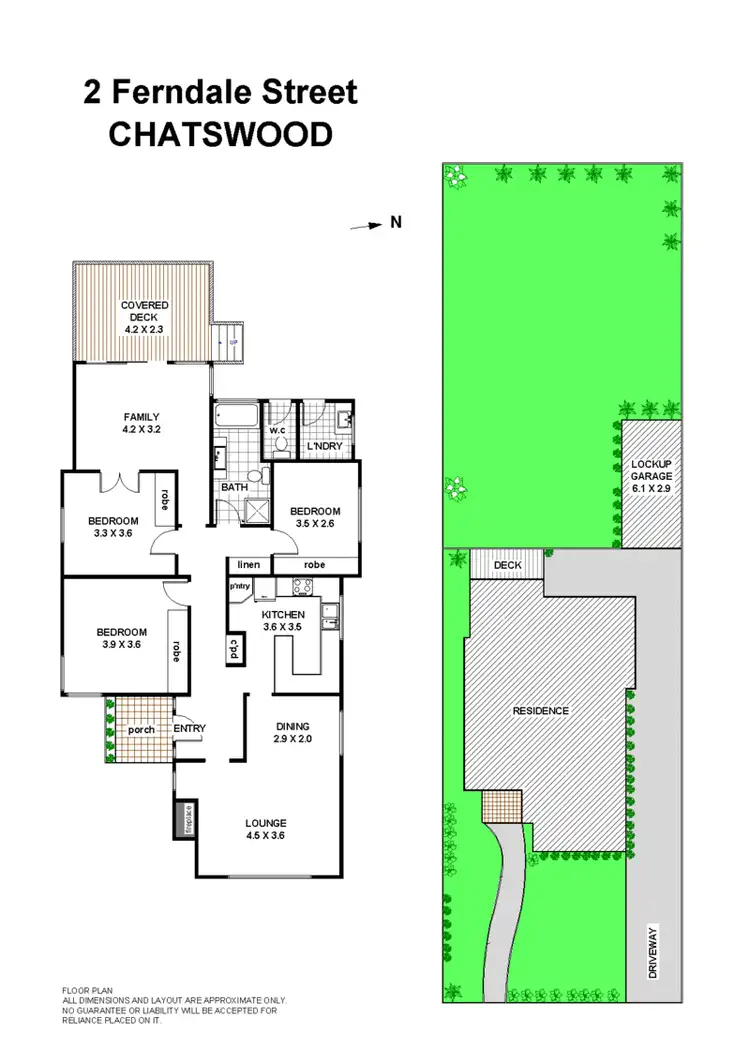 Floorplan of Homely house listing, 2 Ferndale Street, Chatswood NSW 2067