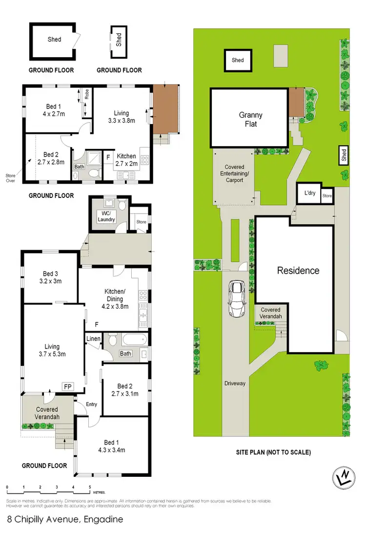Floorplan of Homely house listing, 8 Chipilly Avenue, Engadine NSW 2233