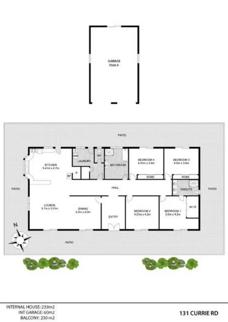 Floorplan of Homely house listing, 131 Currie Road, The Channon NSW 2480