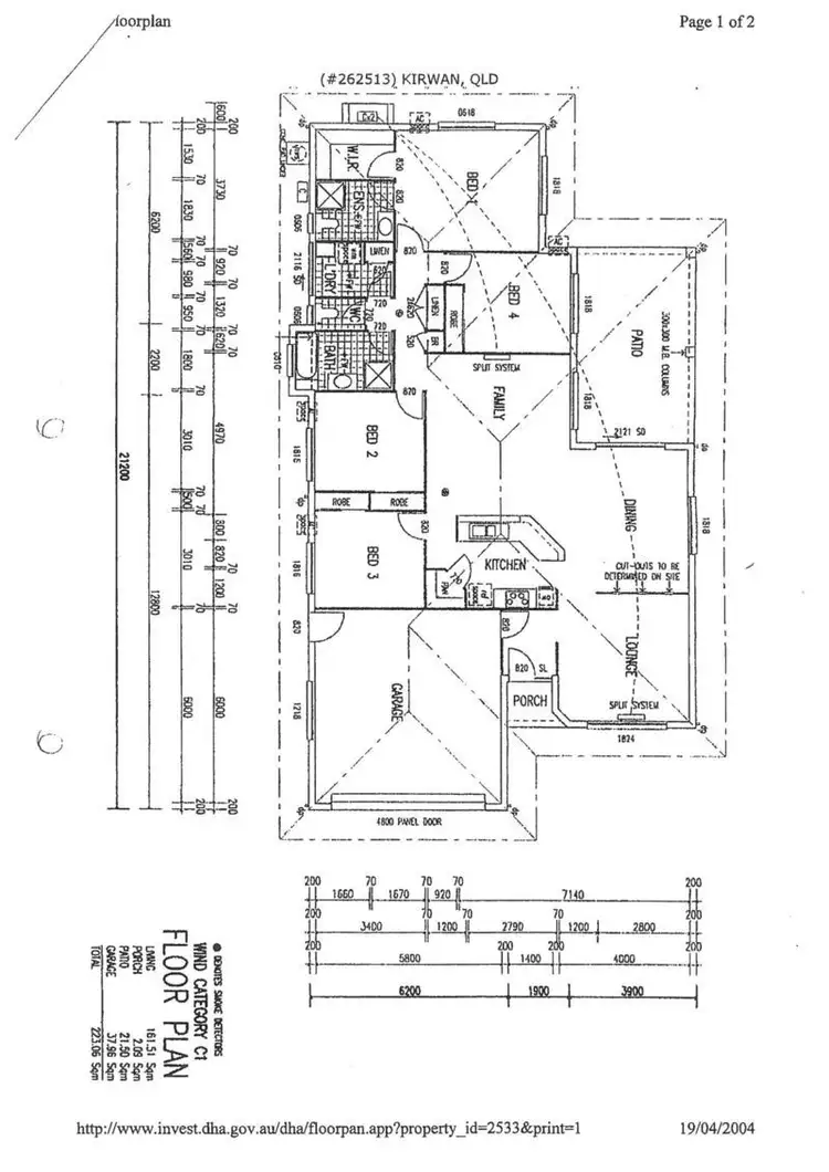 Floorplan of Homely house listing, 3 Berry Court, Kirwan QLD 4817