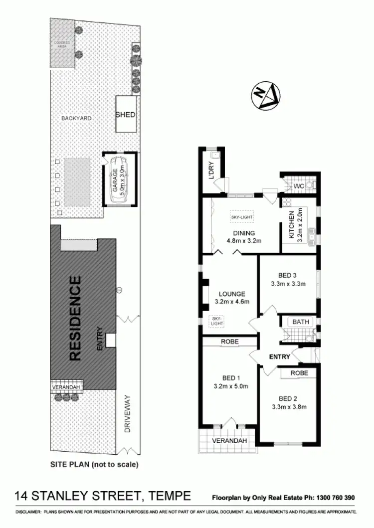 Floorplan of Homely house listing, 14 Stanley St, Tempe NSW 2044