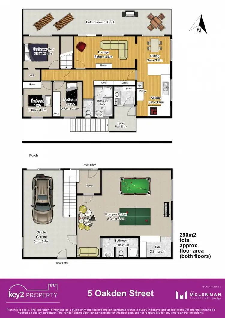 Floorplan of Homely house listing, 5 Oakden Place, Greens Beach TAS 7270