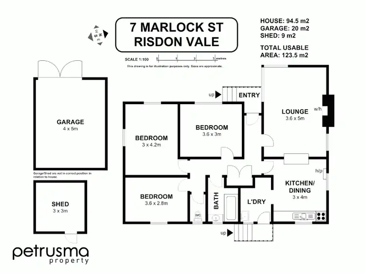 Floorplan of Homely house listing, 7 Marlock Street, Risdon Vale TAS 7016