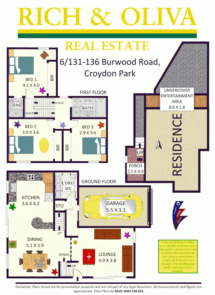 Floorplan of Homely townhouse listing, 6/131 Burwood Road, Croydon Park NSW 2133