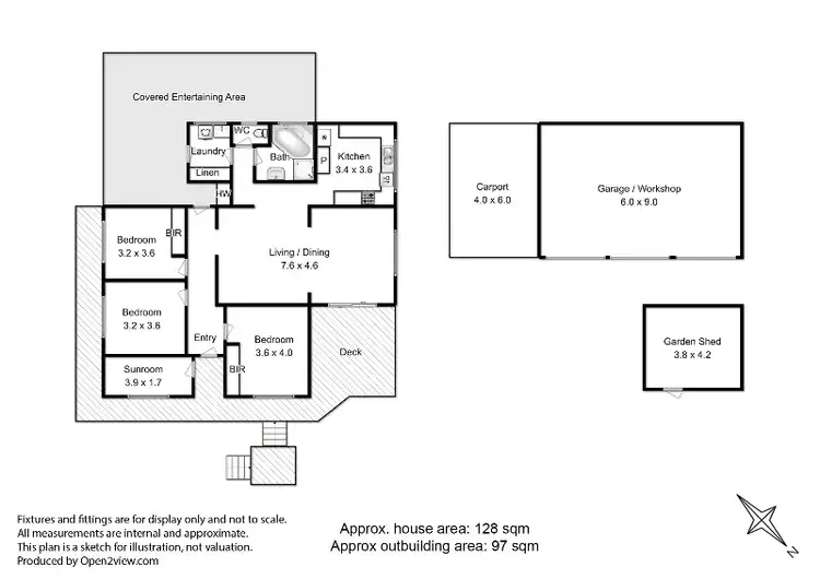 Floorplan of Homely house listing, 38 Seventh Day Road, Glen Huon TAS 7109