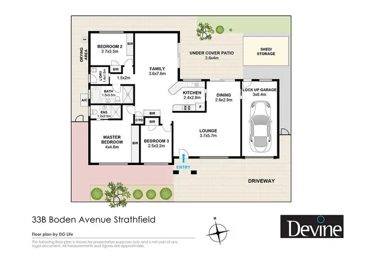 Floorplan of Homely house listing, 33B Boden Avenue, Strathfield NSW 2135