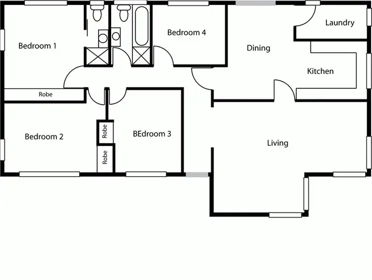 Floorplan of Homely house listing, 7 Bolden Place, Kambah ACT 2902