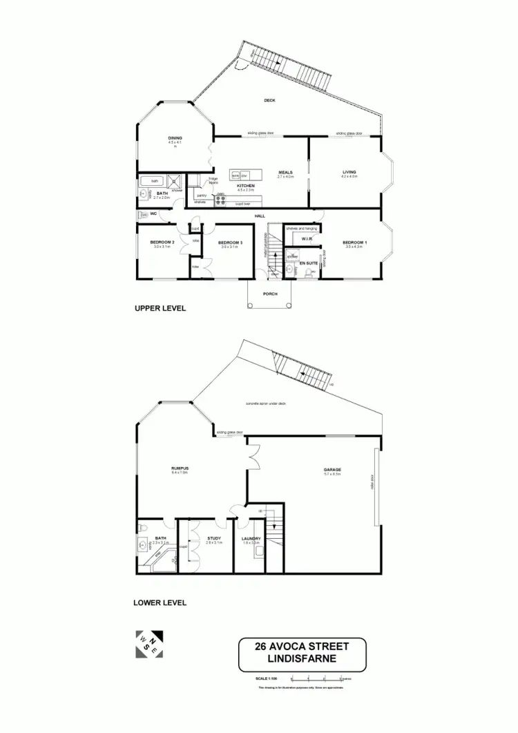 Floorplan of Homely house listing, 26 Avoca Street, Lindisfarne TAS 7015