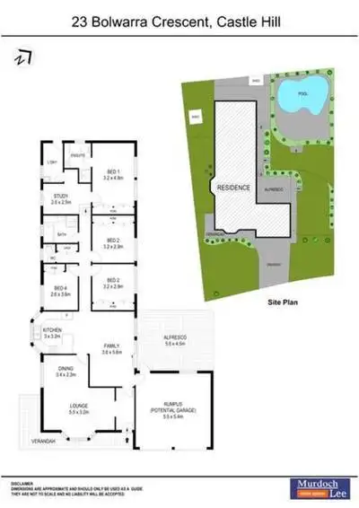Floorplan of Homely house listing, 23 Bolwarra Crescent, Castle Hill NSW 2154