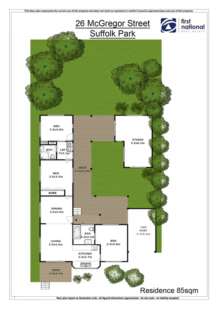 Floorplan of Homely house listing, 26 MacGregor Street, Suffolk Park NSW 2481