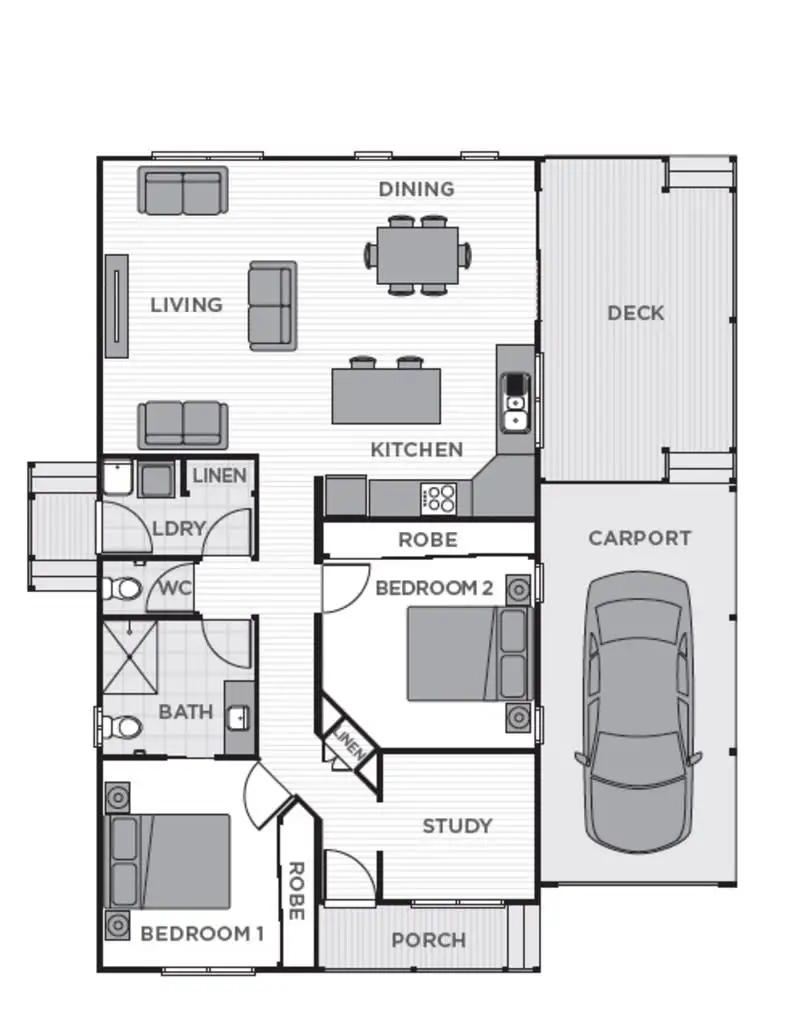 Floorplan of Homely house listing, 9/1 Norman Street, Lake Conjola NSW 2539