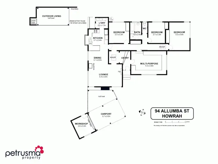 Floorplan of Homely house listing, 94 Allumba Street, Howrah TAS 7018