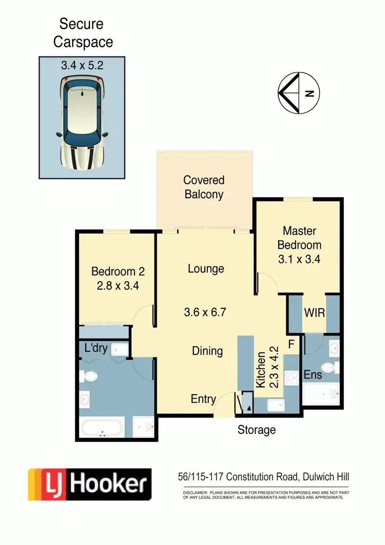 Floorplan of Homely apartment listing, 56/115-117 Constitution Road, Dulwich Hill NSW 2203