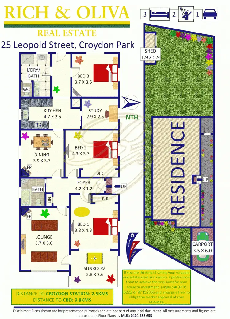 Floorplan of Homely house listing, 25 Leopold Street, Croydon Park NSW 2133