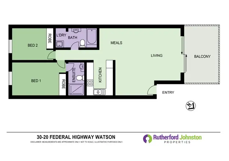 Floorplan of Homely apartment listing, 30/20 Federal Highway, Watson ACT 2602