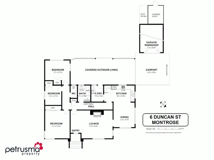Floorplan of Homely house listing, 6 Duncan Street, Montrose TAS 7010