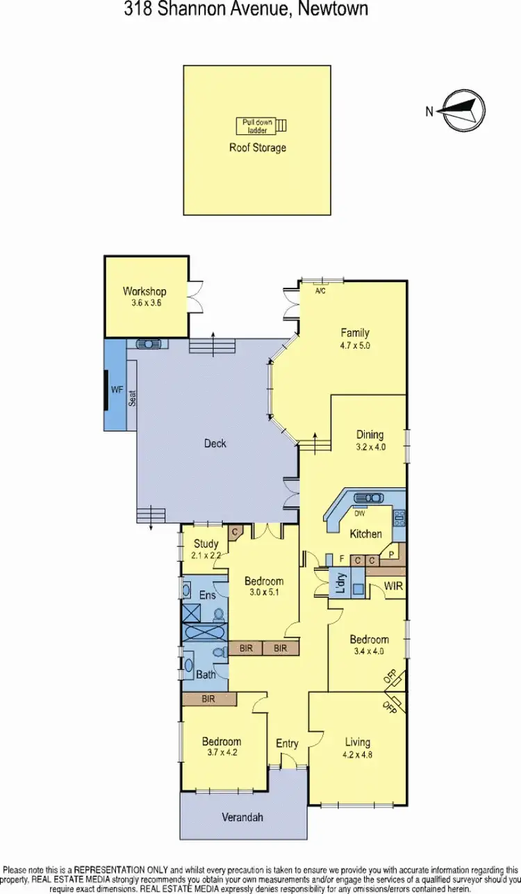 Floorplan of Homely house listing, 318 Shannon Avenue, Newtown VIC 3220