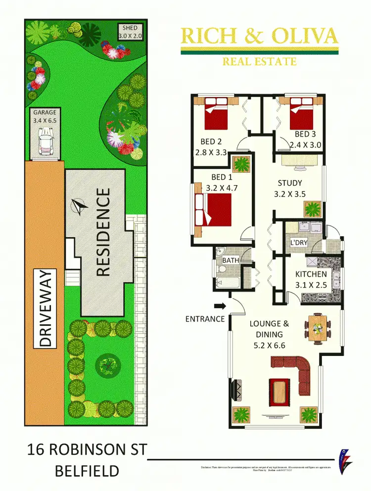 Floorplan of Homely house listing, 16 Robinson Street, Belfield NSW 2191