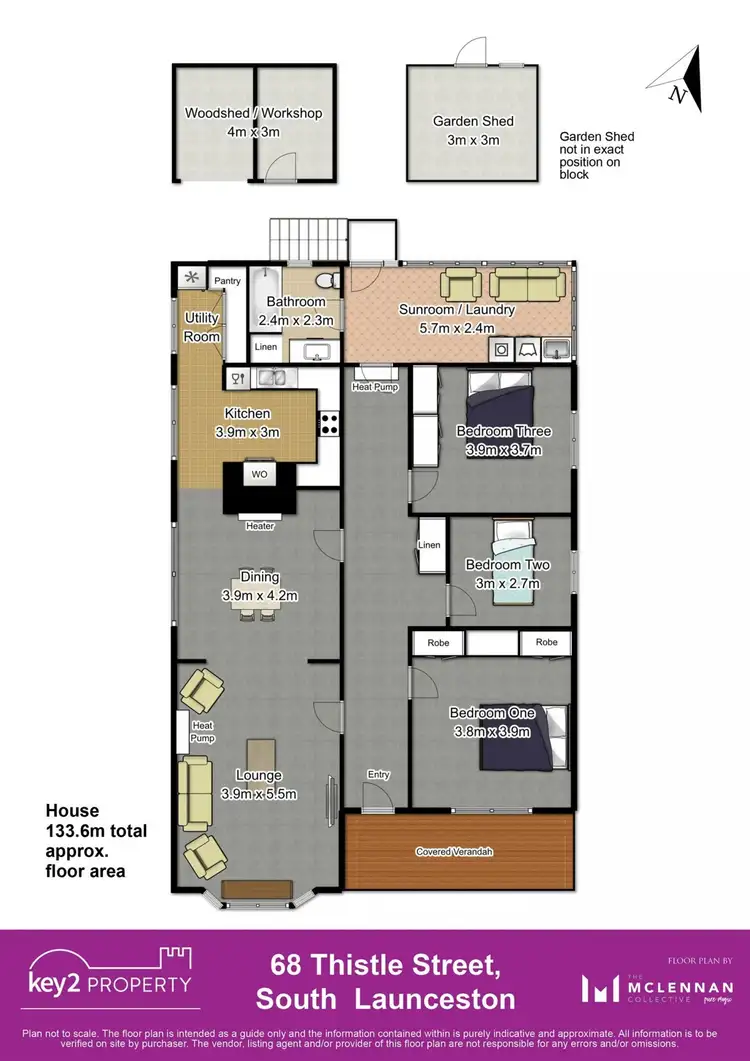 Floorplan of Homely house listing, 68 Thistle Street, South Launceston TAS 7249