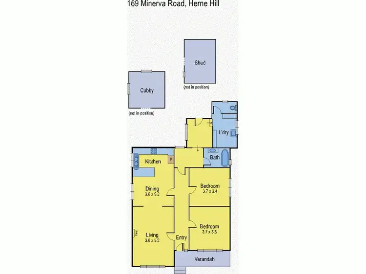 Floorplan of Homely house listing, 169 Minerva Road, Newtown VIC 3220