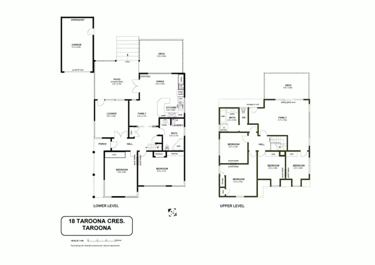 Floorplan of Homely house listing, 18 Taroona Crescent, Taroona TAS 7053