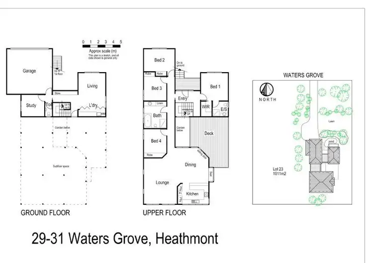 Floorplan of Homely house listing, 29 Waters Grove, Heathmont VIC 3135