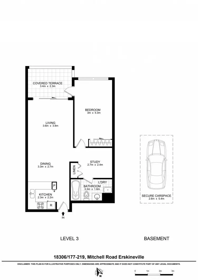 Floorplan of Homely apartment listing, 18306/177-219 Mitchell Road, Erskineville NSW 2043