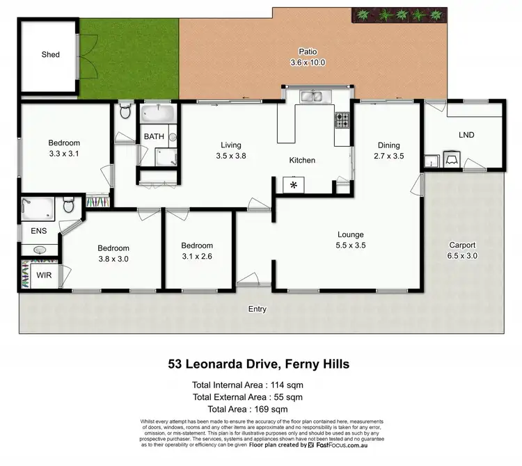 Floorplan of Homely house listing, 53 Leonarda Drive, Ferny Hills QLD 4055