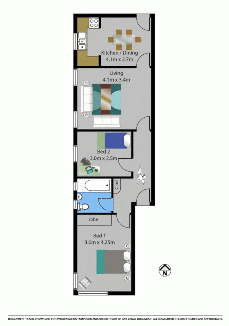 Floorplan of Homely apartment listing, Address available on request