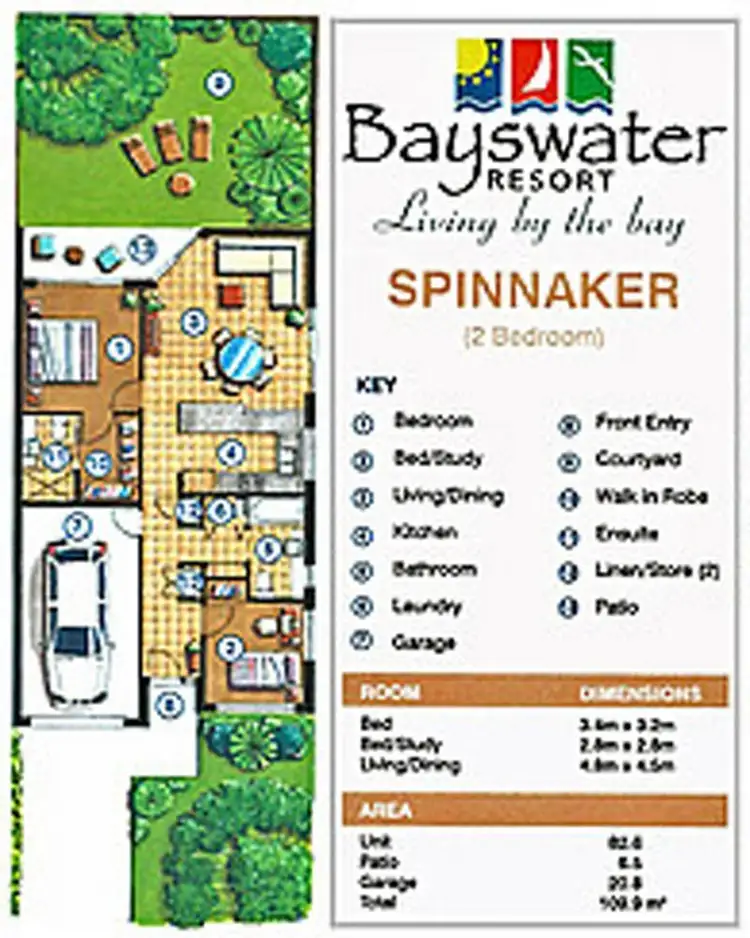 Floorplan of Homely villa listing, 23/43 Brisbane Crescent, Deception Bay QLD 4508
