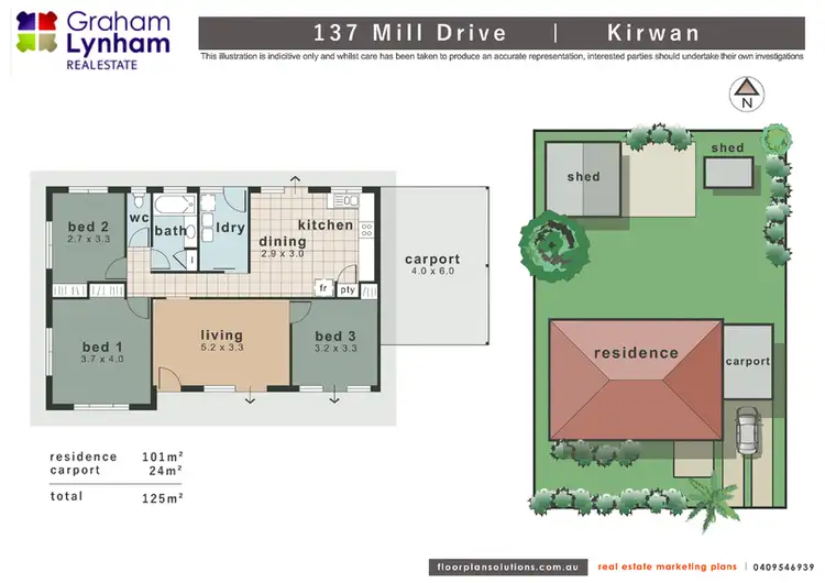 Floorplan of Homely house listing, 137 Mill Drive, Kirwan QLD 4817
