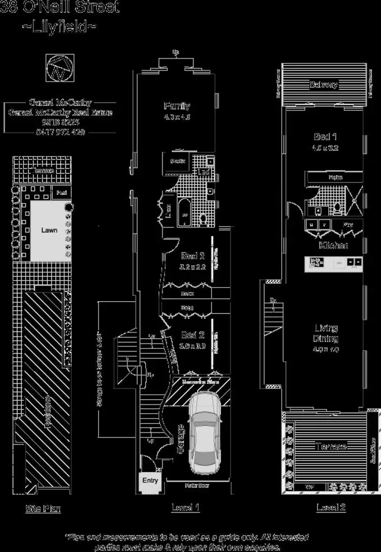 Floorplan of Homely house listing, 38 O'Neill STREET, Lilyfield NSW 2040