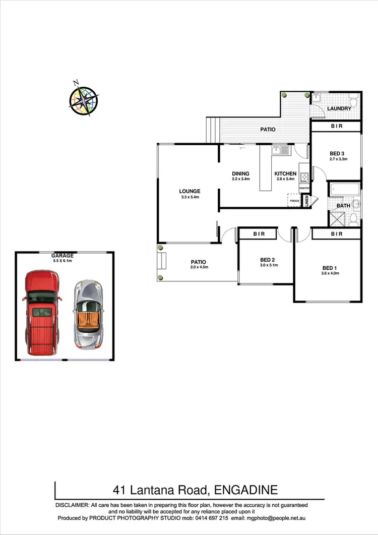 Floorplan of Homely house listing, 41 Lantana Road, Engadine NSW 2233