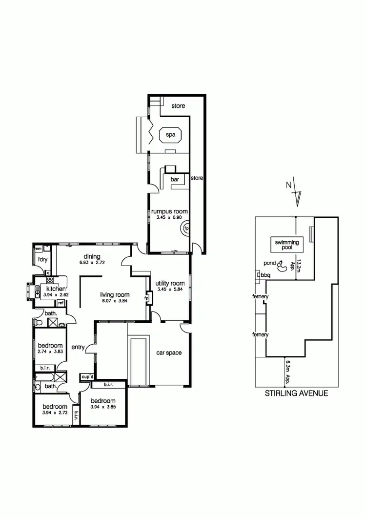 Floorplan of Homely house listing, 12 Stirling Avenue, Altona VIC 3018