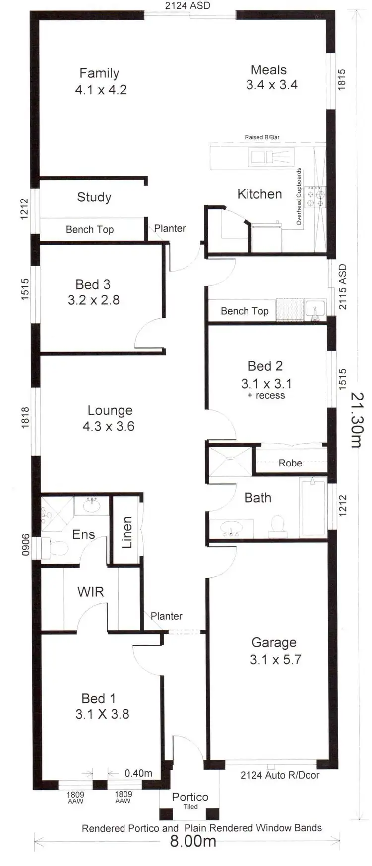 Floorplan of Homely house listing, 3 Applecross Ave, Morphett Vale SA 5162