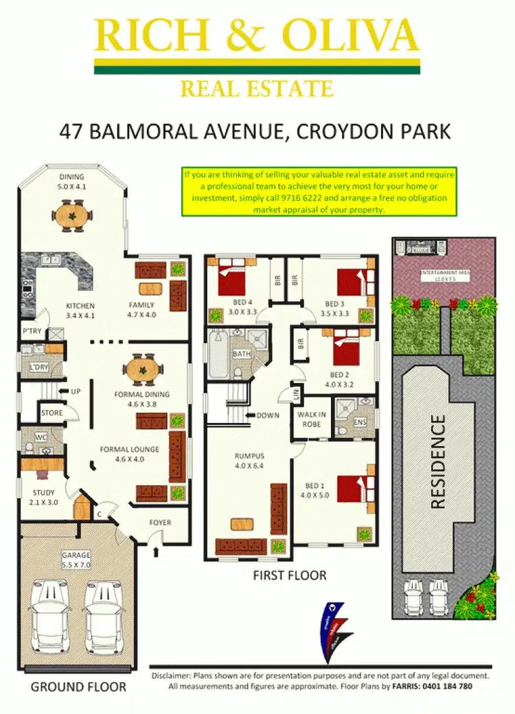 Floorplan of Homely house listing, 47 Balmoral Avenue, Croydon Park NSW 2133