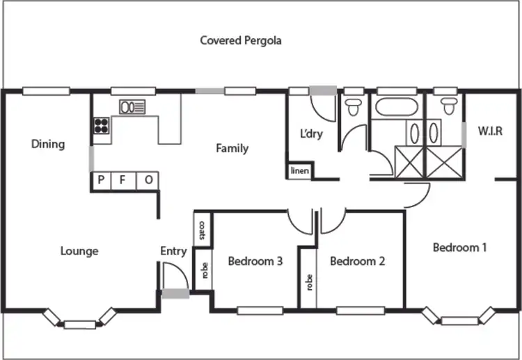 Floorplan of Homely house listing, 13 Deamer Crescent, Chisholm ACT 2905
