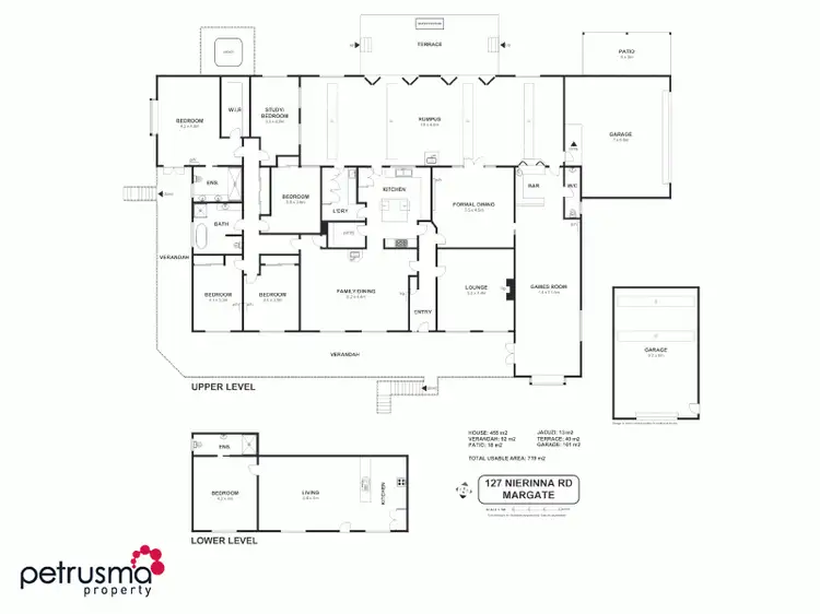 Floorplan of Homely house listing, 127 Nierinna Road, Margate TAS 7054