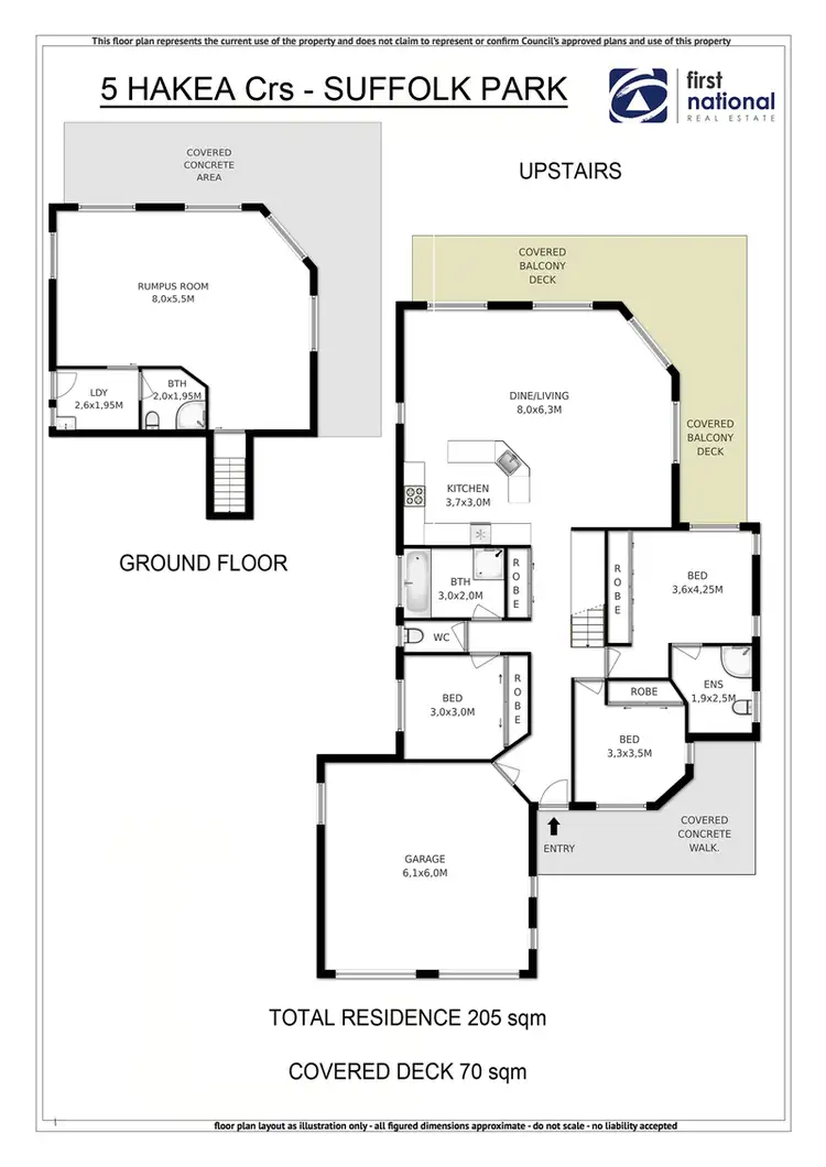 Floorplan of Homely house listing, 5 Hakea Crescent, Suffolk Park NSW 2481