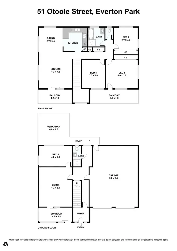 Floorplan of Homely house listing, 51 O'Toole Street, Everton Park QLD 4053